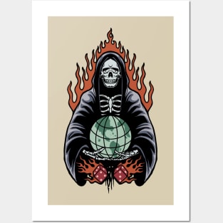 domination grim reaper Posters and Art